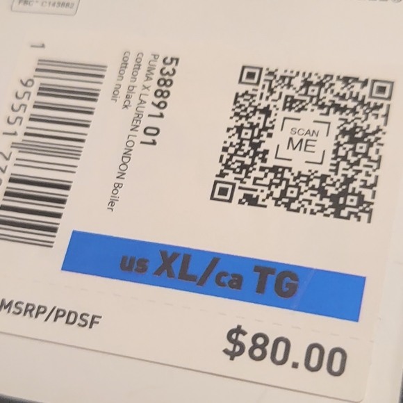 Puma ×Lauren London Boiler suit womens Black sz-XL - Picture 5 of 5